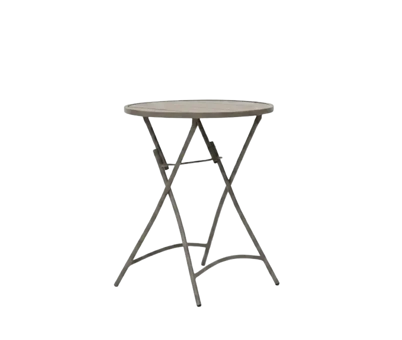 Arden ronde opvouwbare metalen bistrotafel